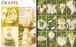 6726 VICTORIAN ORNAMNT, STOCKING, GARLAND, ANGEL,WREATH PATTERN